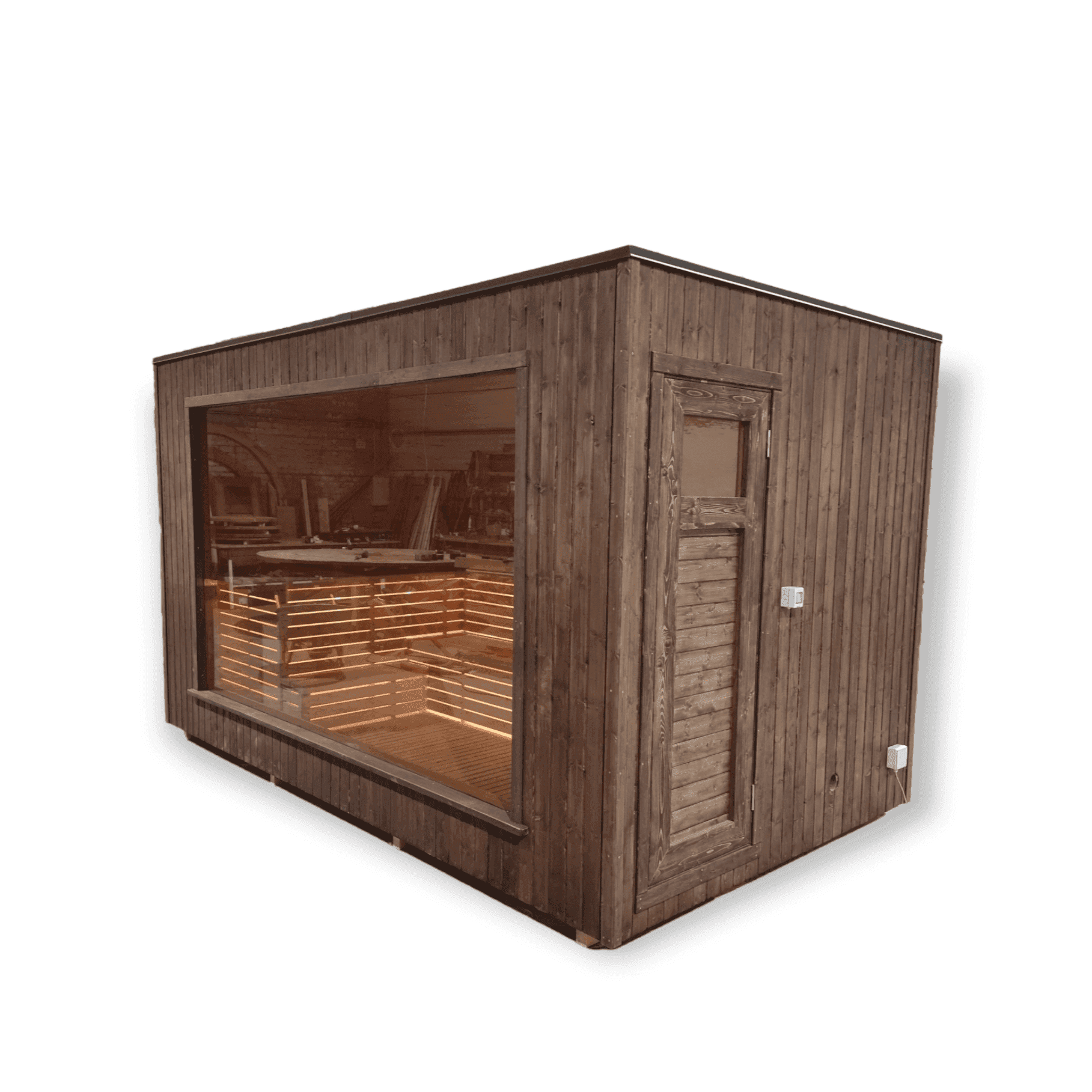 Modern Brown Sauna