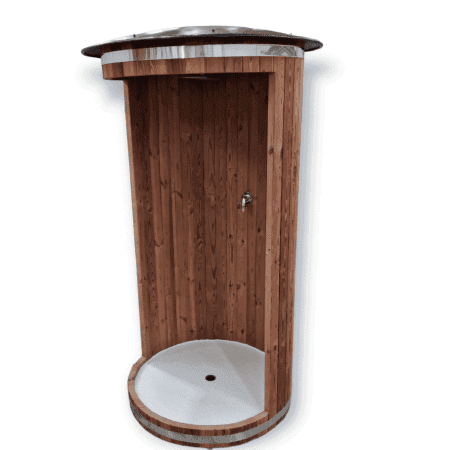 Outdoor Wooden Shower 1 of 1